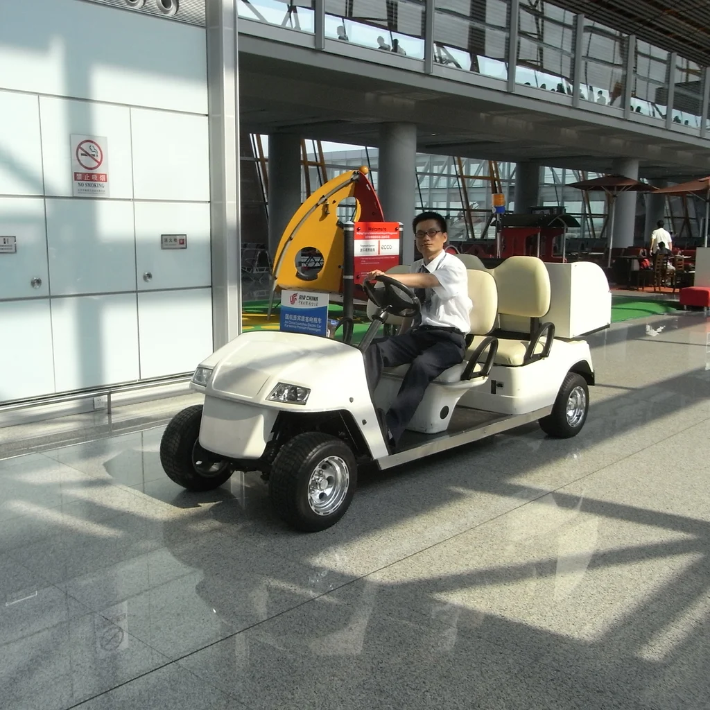 Airport Terminal Electric Buggy Chauffeur for Transit Connections